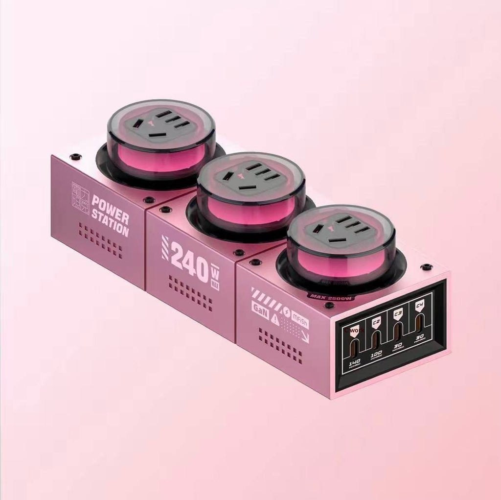 Charging Station Power Tank 240W GaN Desktop Power Strip