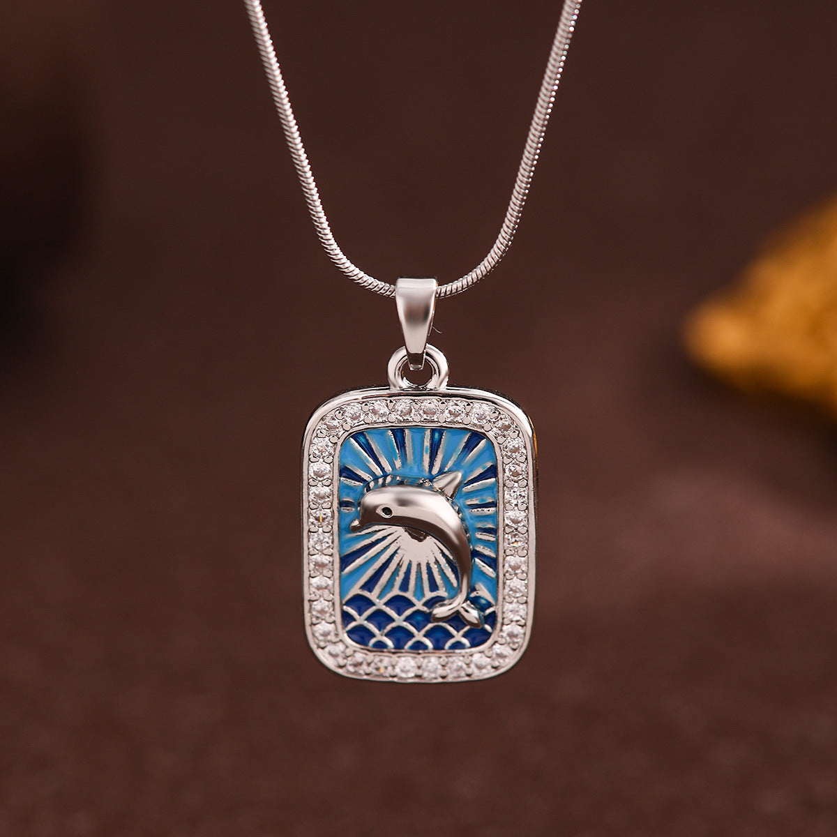 Pendentif Star Pendentif Rétro Collier en acier titane