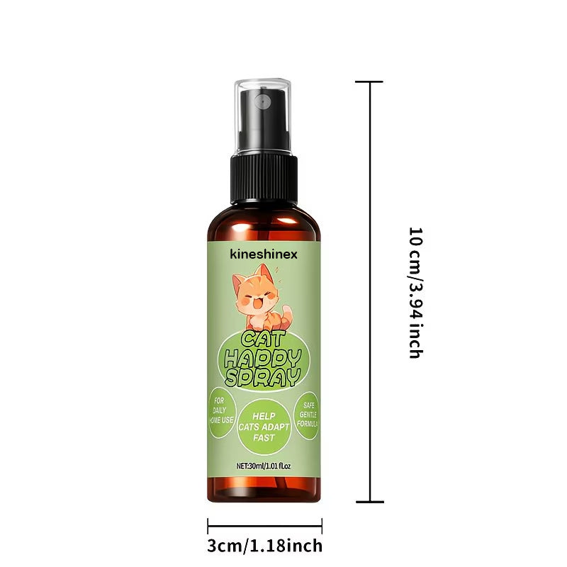 Le spray apaisant animal aide les animaux à s'adapter rapidement aux environnements bruyants