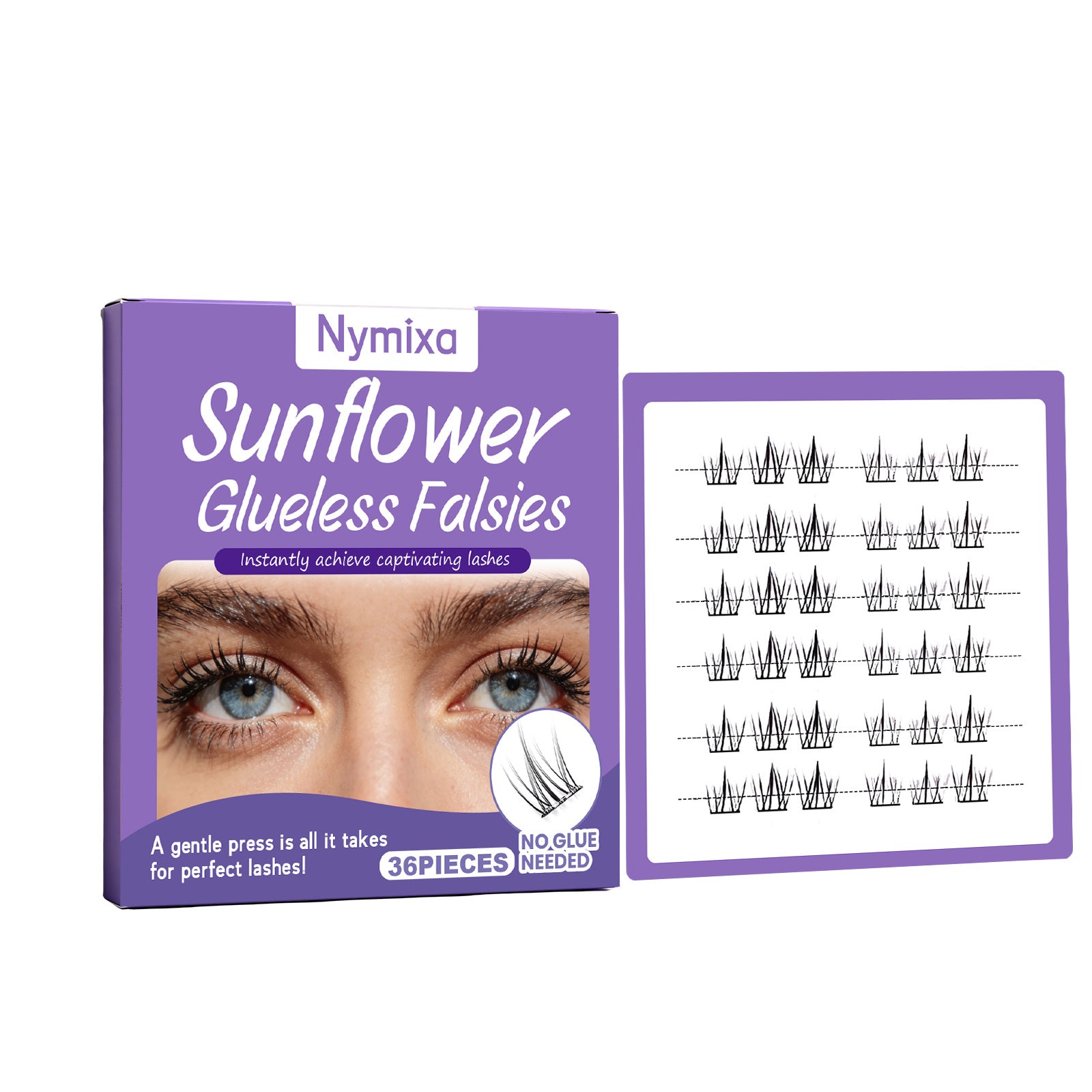 Faux cils autocollants