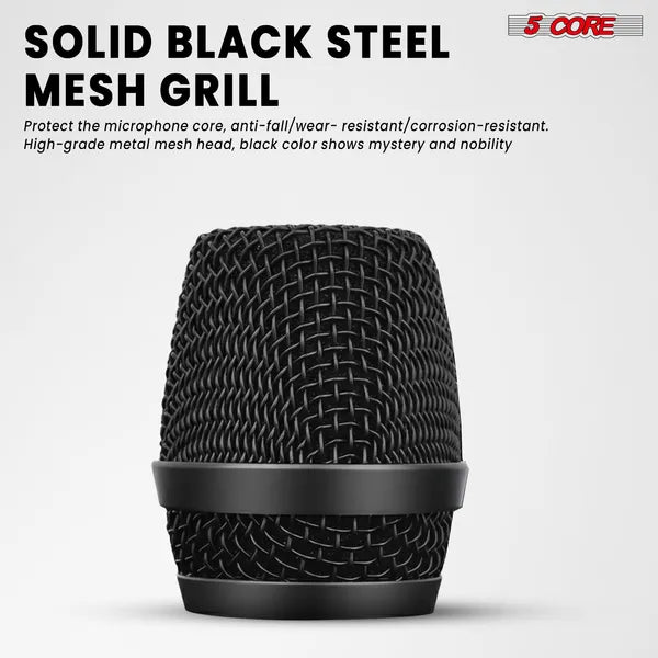 5 Microphone de base sans fil Karaoke Chant Mic Rechargeable Microfono W lumières