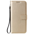 Solid Color Business cuir Flip carte étui de téléphone