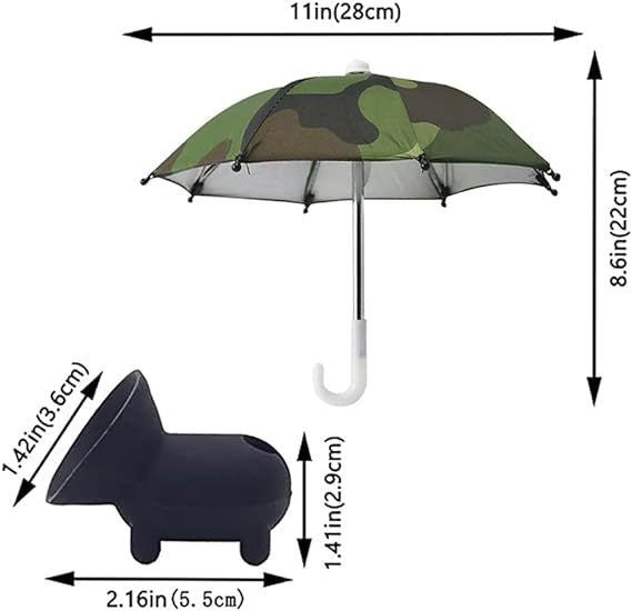 Mini Parapluie Parapluie Porte-Téléphone Petite Parapluie