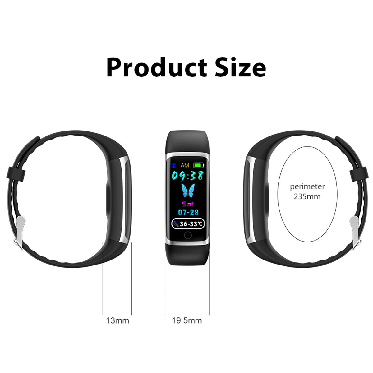 Pedometer Exercice Sommeil Surveillance Bracelet intelligent multifonction