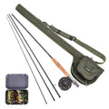 Toile Portable Fly pêche Rod sac en bobine Combo avec étui