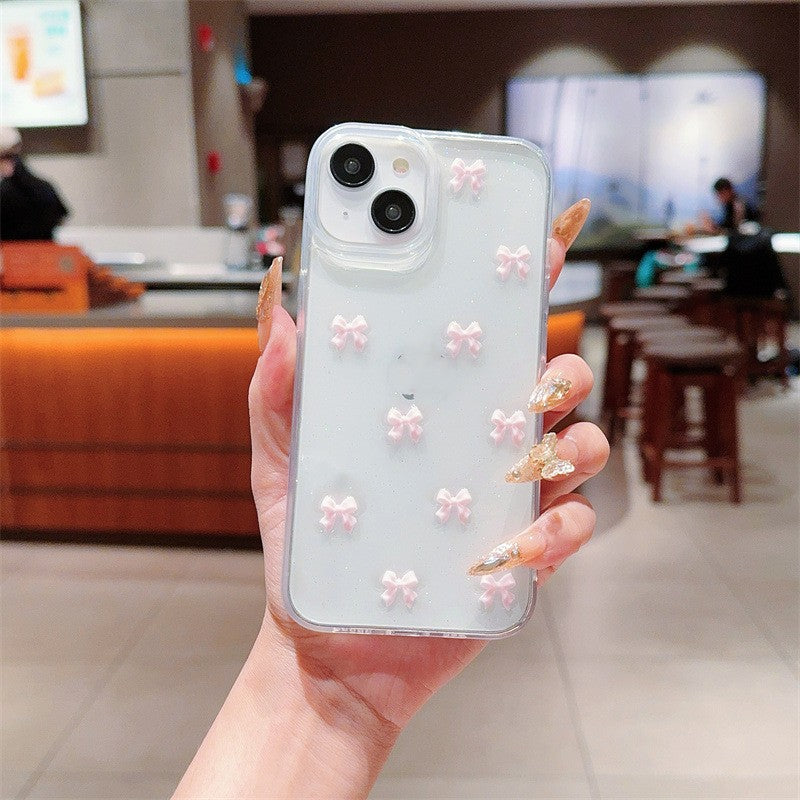 Étui téléphonique japonais et coréen Love Rose