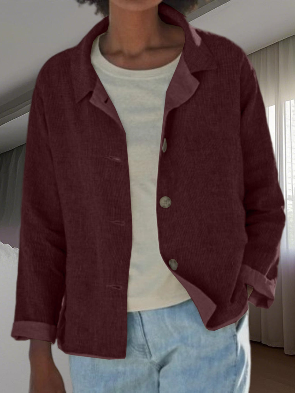 Veste de couleur unique populaire européenne et américaine pour femme amazonienne