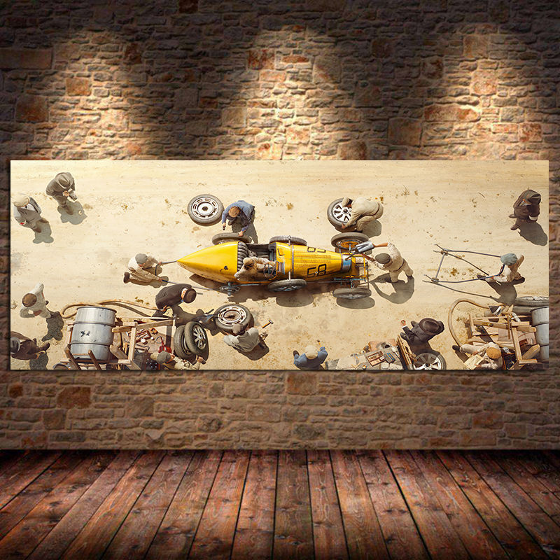 Réparation de course toile peinture affiche maison salon Décor