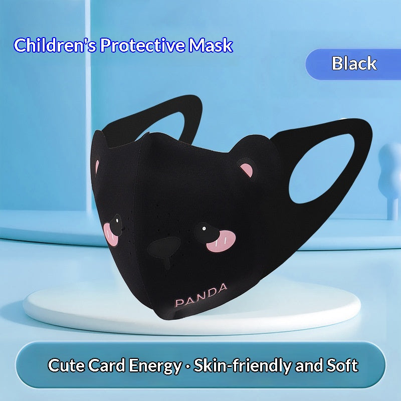 Mignon dessin animé enfants soleil-protection unisexe été UV-proof respirant masque visage