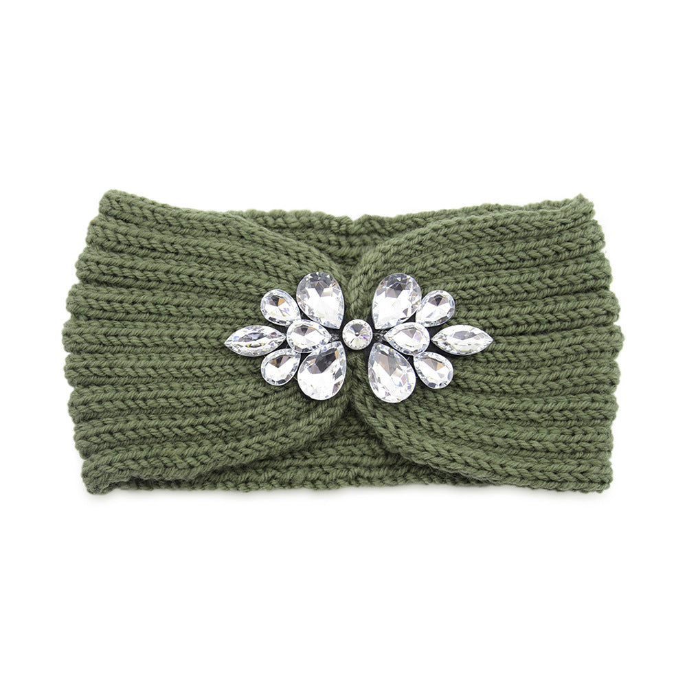 Exercice de lavage du visage Yoga Bandeau de laine chaude