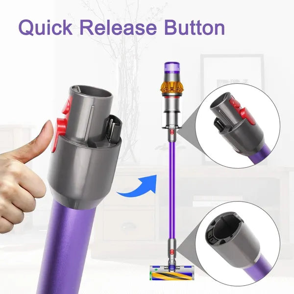 Tube télescopique réglable pour Dyson V7