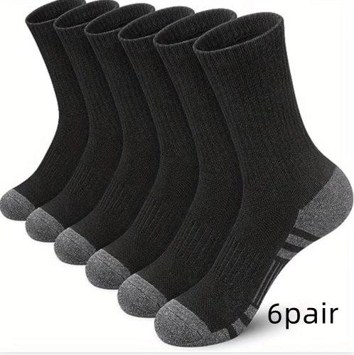 Chaussettes athlétiques assortis de couleur Plus taille Basketball Mid Tube coton respirant