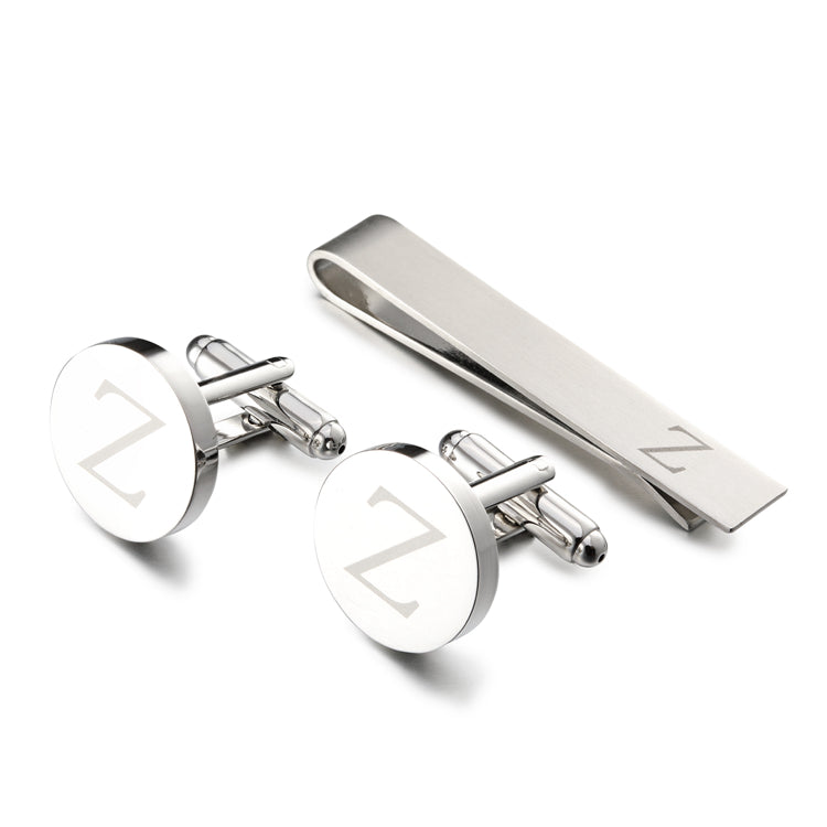 Français Cufflinks Une lettre pour homme Cufflinks Collar Clip Suit
