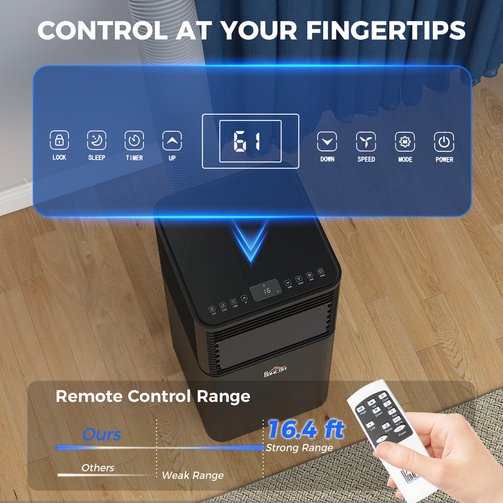8000 BTU Climatiseur portable avec déshumidificateur