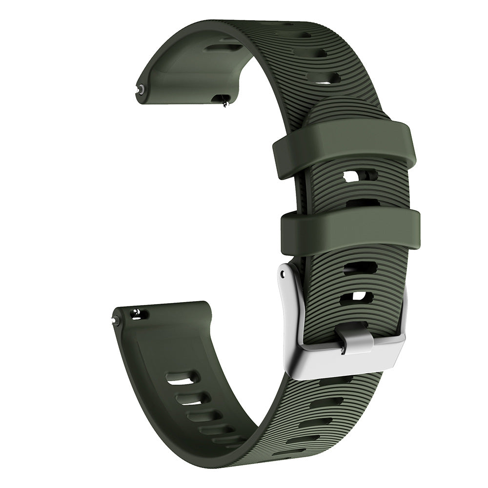 Modèle universel d'eau Pattern horizontal bicolore Bracelet de boucle en silicone