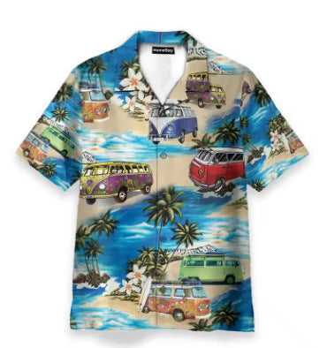Chemise Homme Sporty Casual à manches courtes