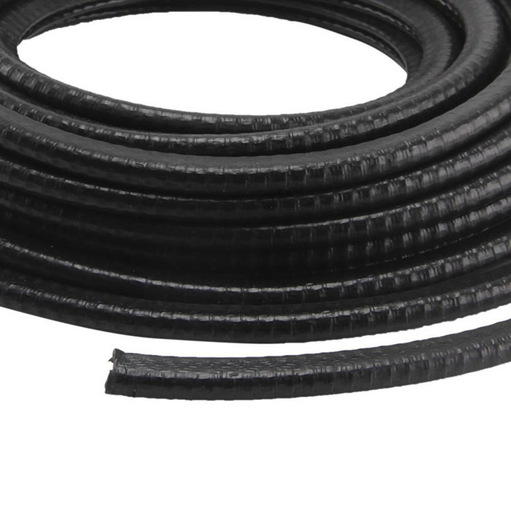 10M noir PVC porte de voiture Edge Guard U canal bande de joint en caoutchouc pour 1-2mm bords