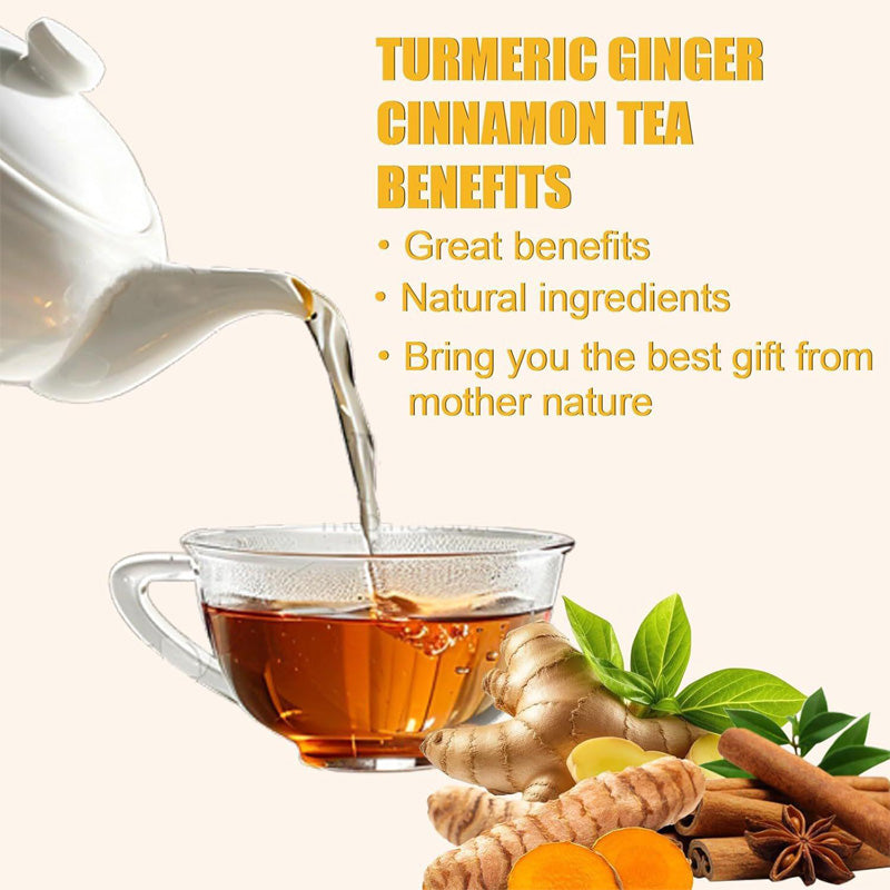 120 sacs Turmeric Ginger Cinnamon Tea Bags