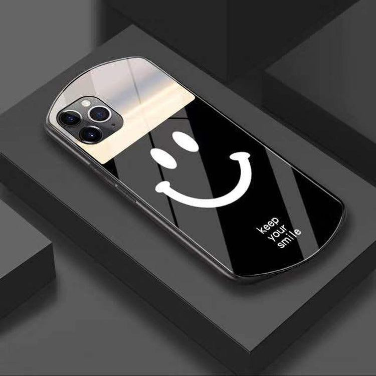 Couverture de protection ovale en verre simple Love