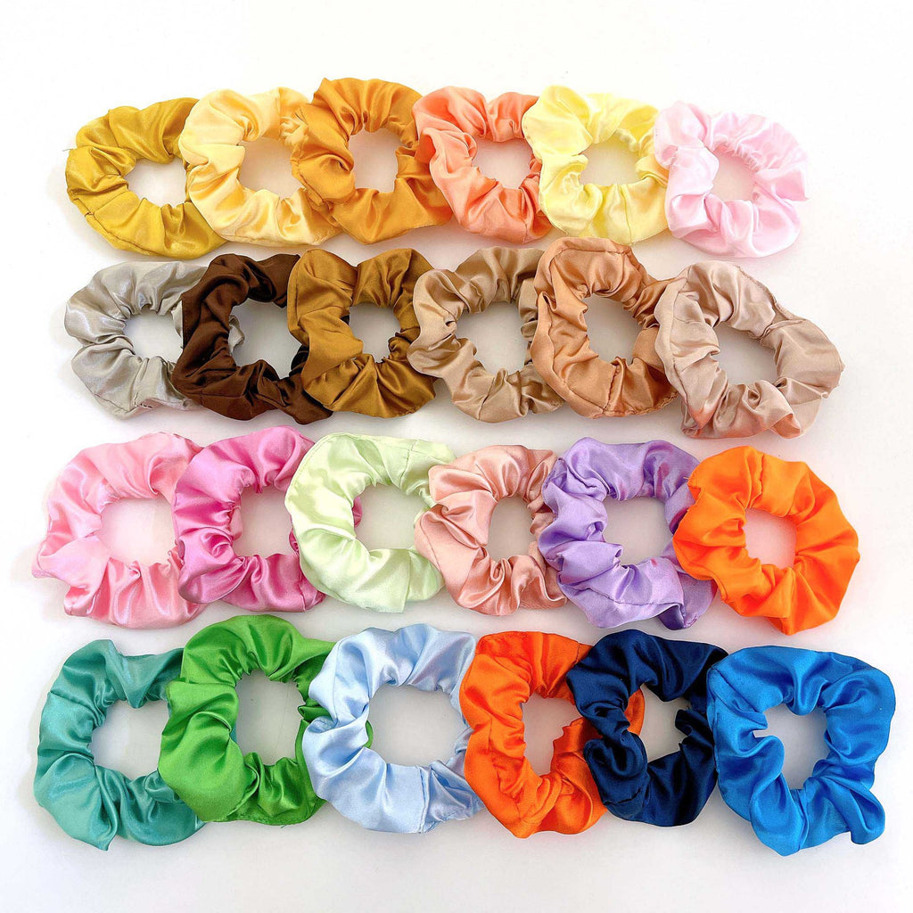 Solid Color Large Intestine Coiffure Anneau Fleur Bande de cheveux Accessoires de cheveux Bande en caoutchouc pour Ha