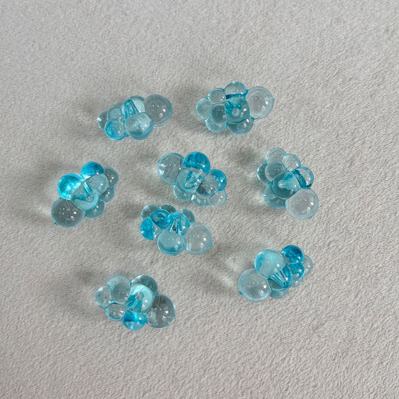 Perles de nuages acryliques translucides