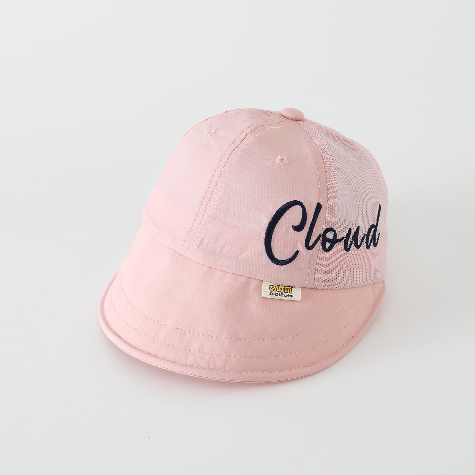 Chapeau de soleil de broderie anglaise pour enfants d'été avec tissu de filet latéral pour la ventilation et doux