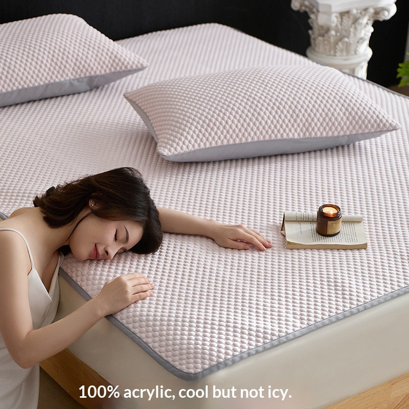 Literie de refroidissement Ensemble de trois pièces Polyéthylène Ice Silk Lavable Cool-feel Bed Mat