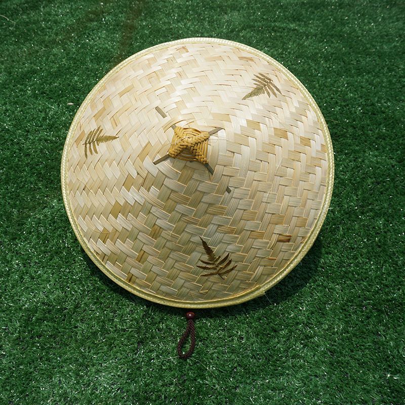 Film unisexe et télévision Shooting Retro Bamboo Hat
