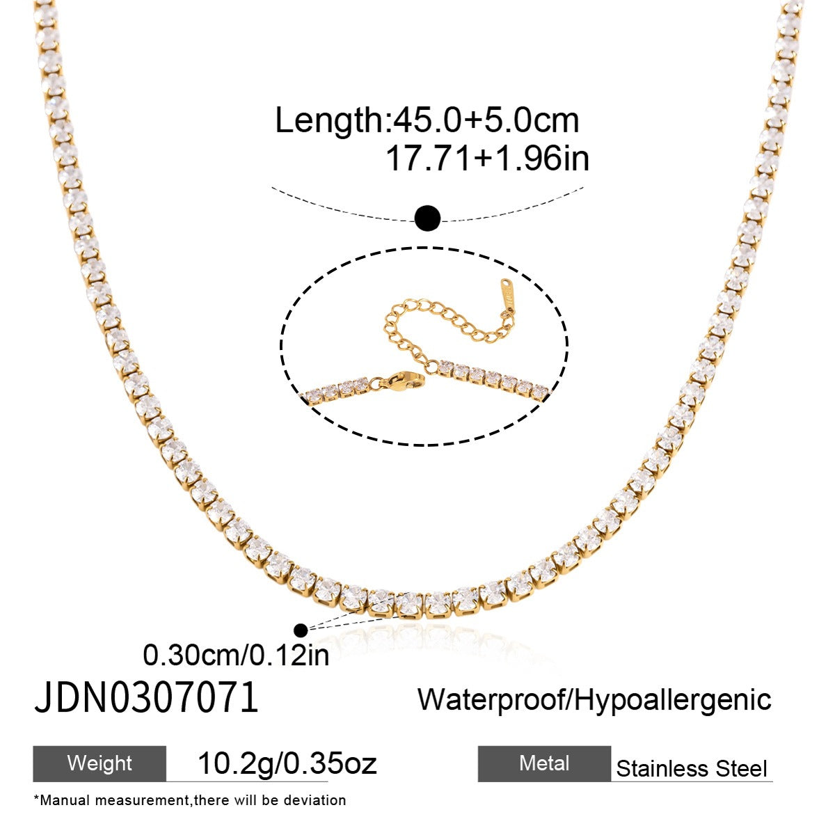 Collier en acier de titane pour l'oeil de Tigre