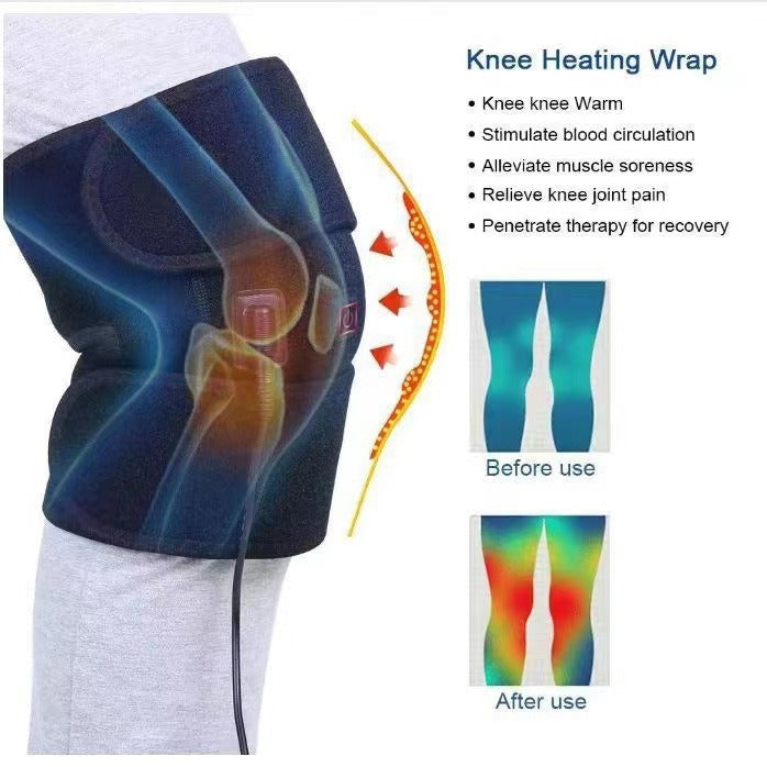 Instrument de massage pour le chauffage électrique de la housse du genou