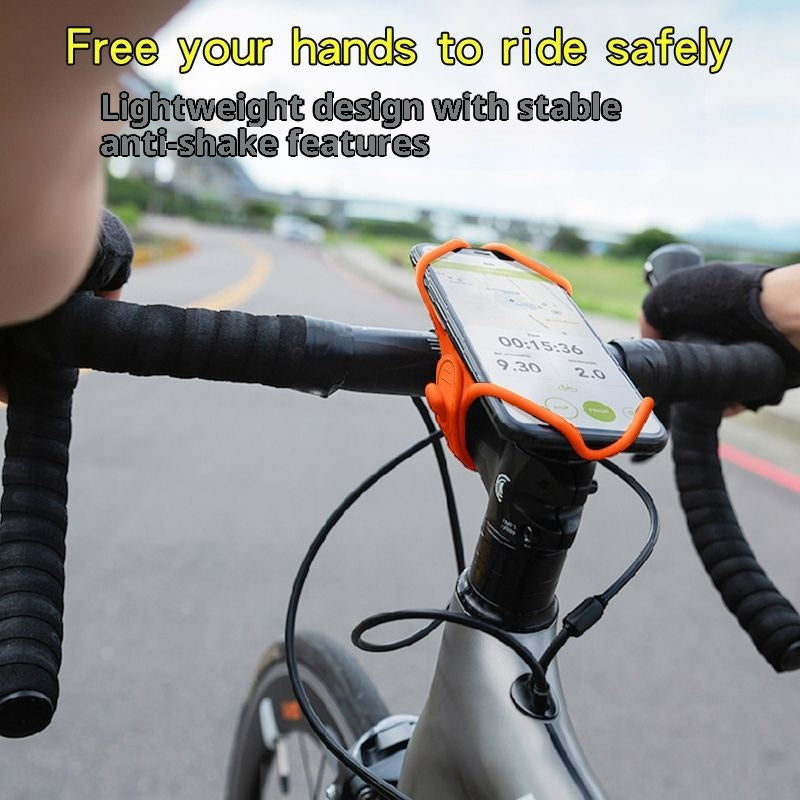 Adjustable road bike phone mount