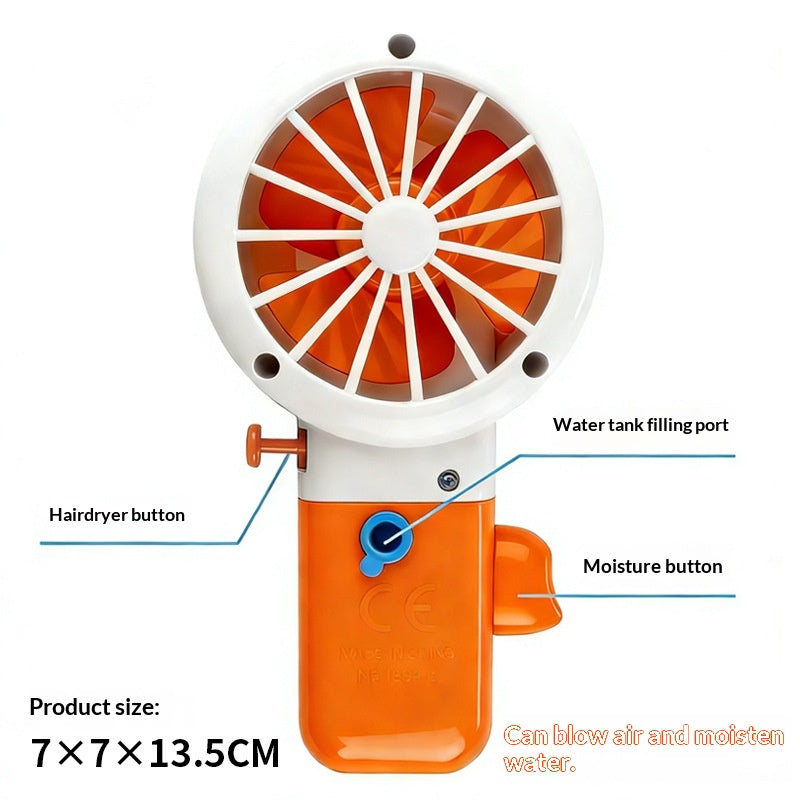 Jeu de pistolet à eau d'été Presse-et-squeeze Fan pistolet à eau
