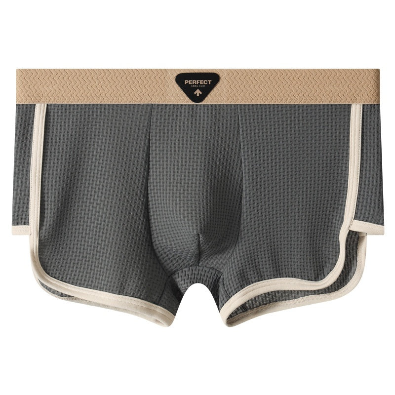 Slips de boxeur à fléchettes hommes en soie glacée