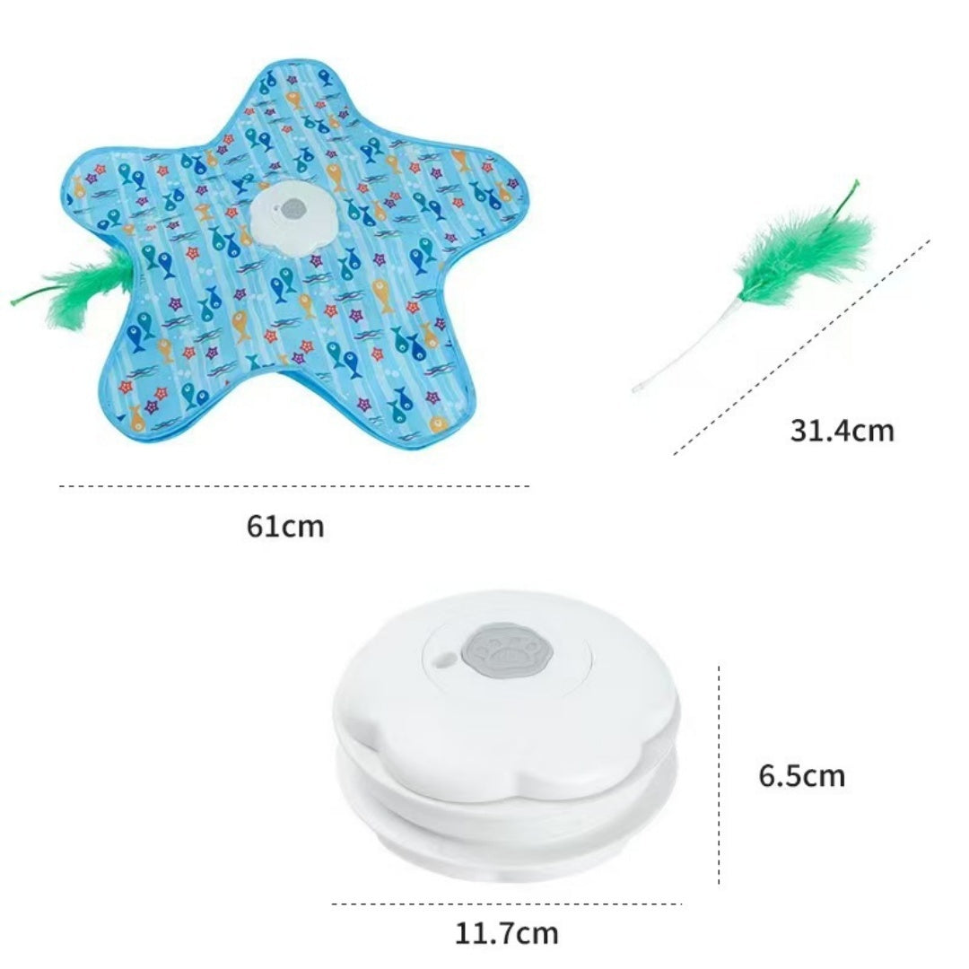 Jouet d'animal interactif rotatif électrique