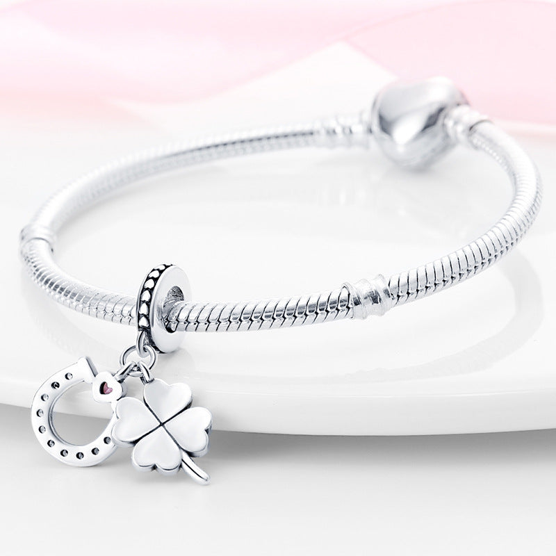 Bracelet de bricolage plaqué argent Charms Et des pendentifs