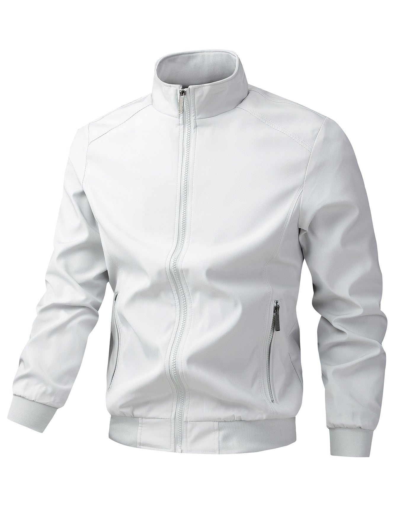Homme Casual Sporty Loose-fitting Stand-collar Veste respirante