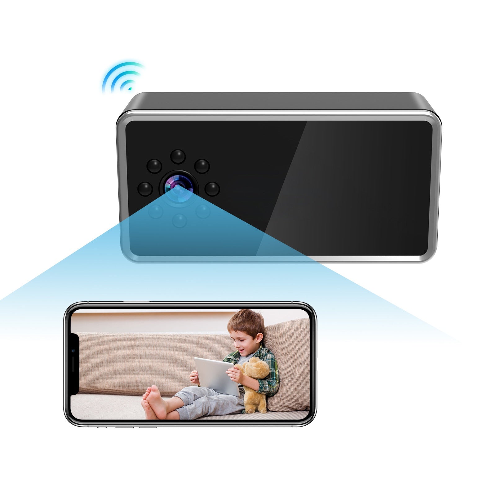 Caméra de surveillance réseau sans fil Débranché
