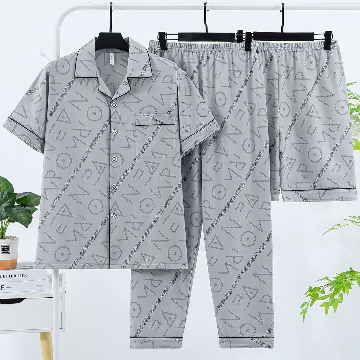 Pantalons d'été à manches courtes pour hommes pour le printemps et l'automne