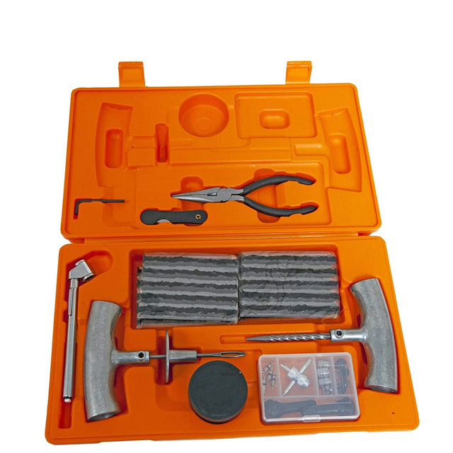 Jeu d'outils de réparation rapide de pneus hors route en caoutchouc de secours