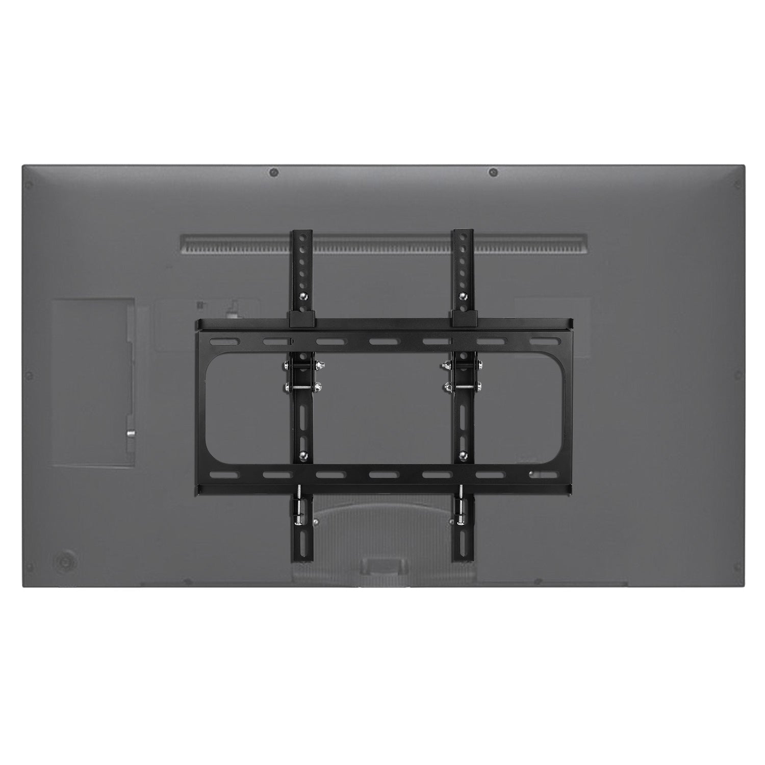 Support mural 1Pc TV Tilt Double bras Support TV VESA 400x400mm maximum pour les téléviseurs 26-55in