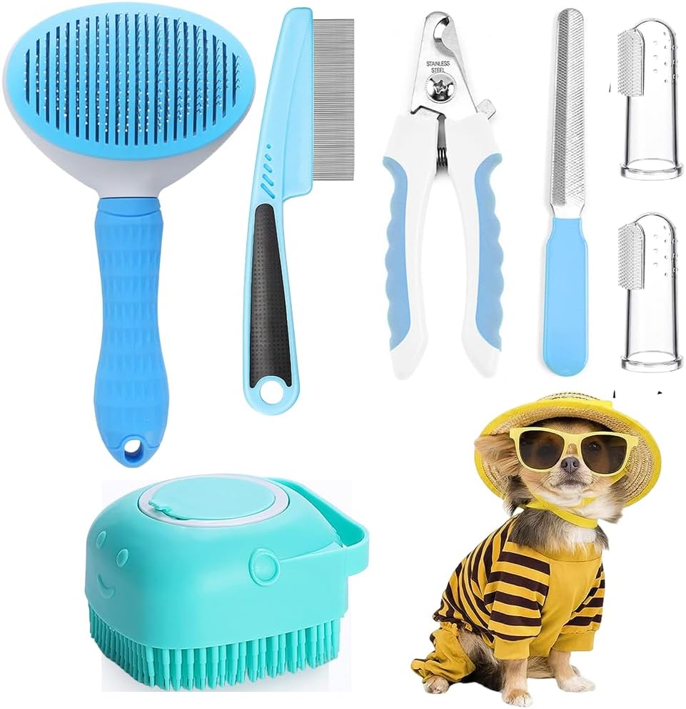 Kit de toilettage pour animaux de compagnie de 7pcs