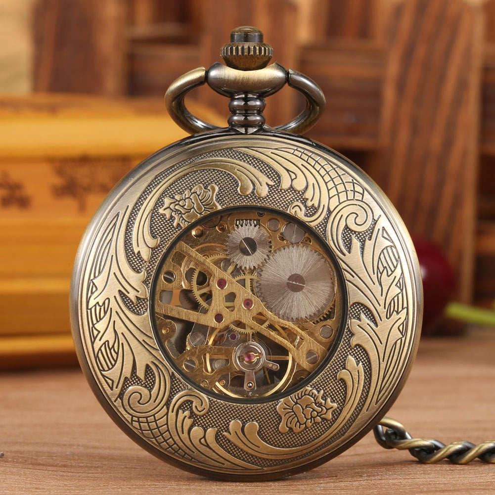 Montre de poche mécanique manuel Roman-Numéral