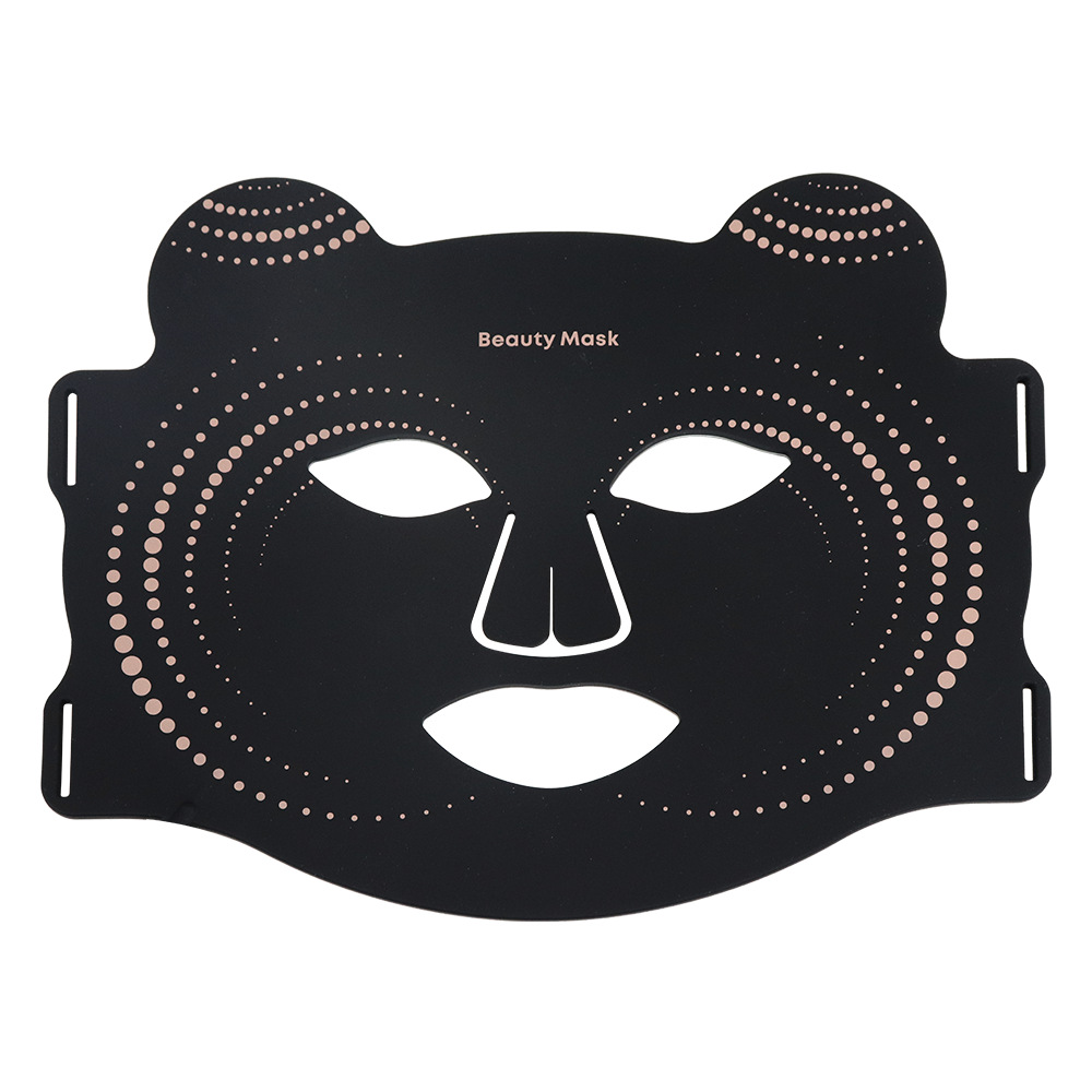 Masque de beauté rouge et bleu clair