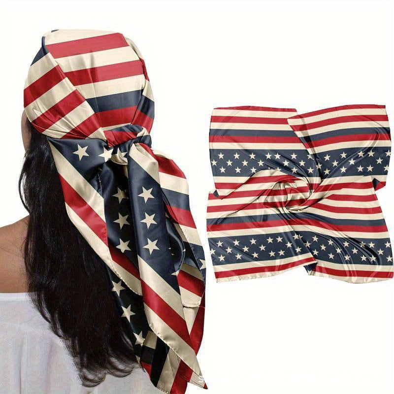 Enveloppe de tête de bandeau d'écharpe carrée polyvalente
