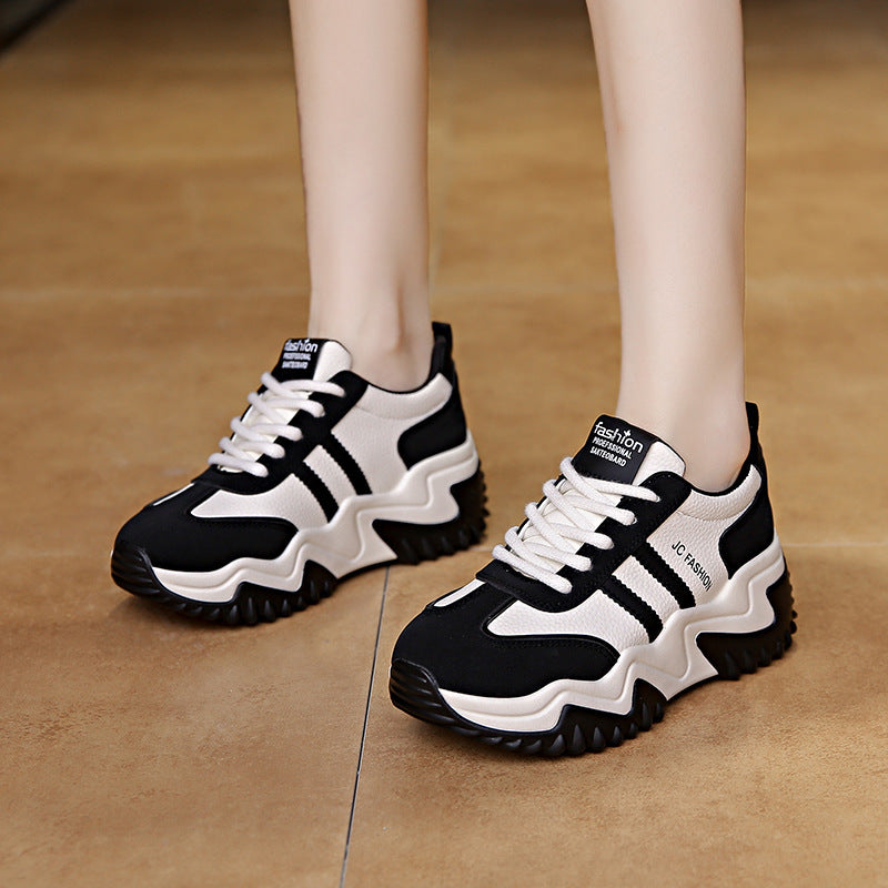 Femmes Stylish Casual Sneakers de course à l'épaisseur