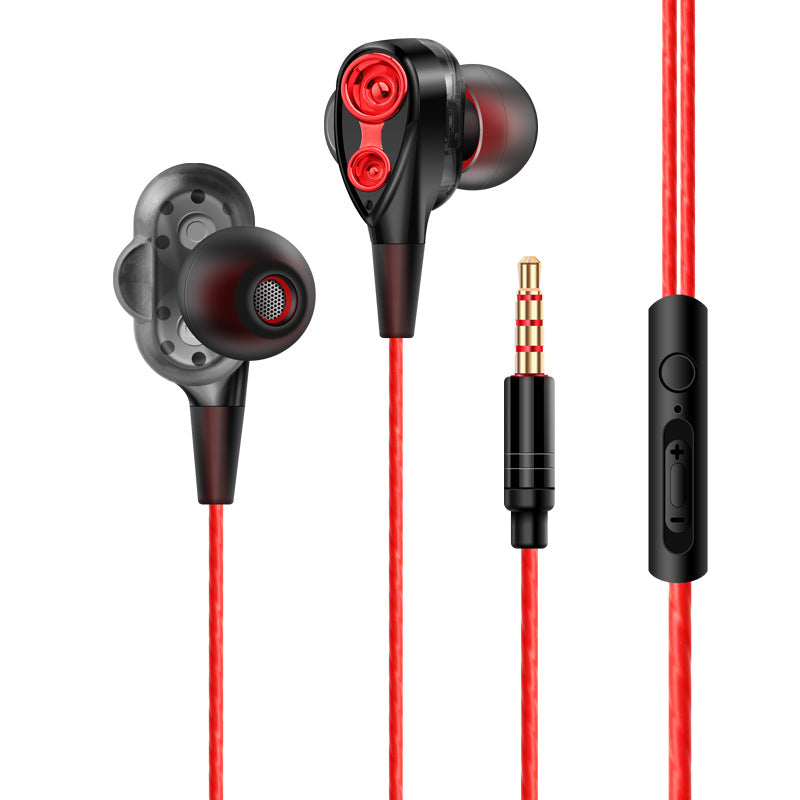 Casque Quad Core Dual Dynamic Metal Subwoofer