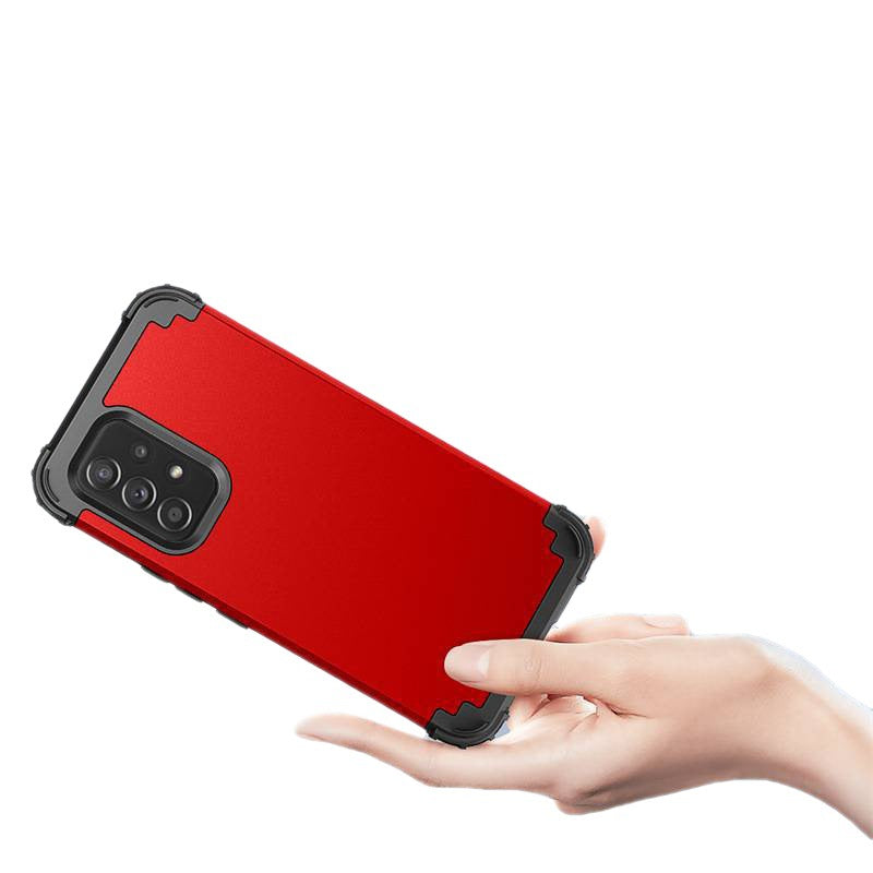 Silicone PC 3-en-un Étui de téléphone tout inclus résistant à la chute