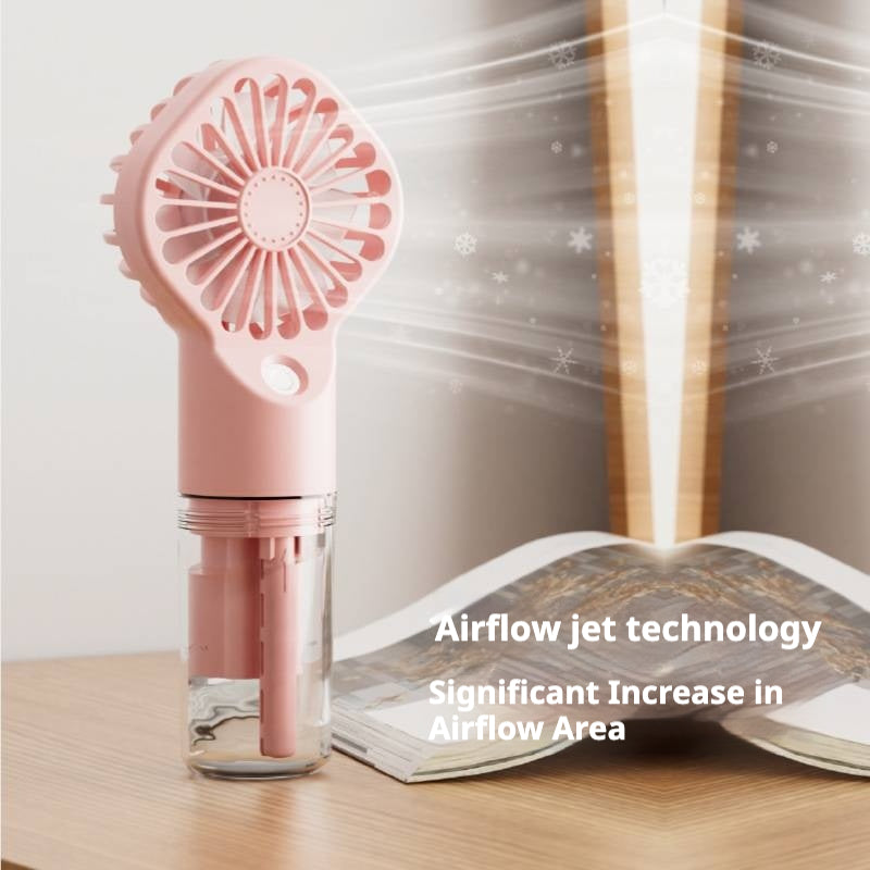 KP-F03 Ventilateur d'embrayage portatif de meilleure vente Mini ventilateur rechargeable portable avec humidificateur Fu