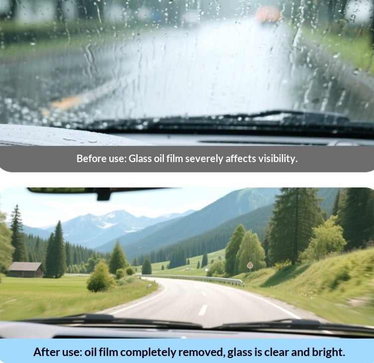 Pâte dégraissante en verre de voiture