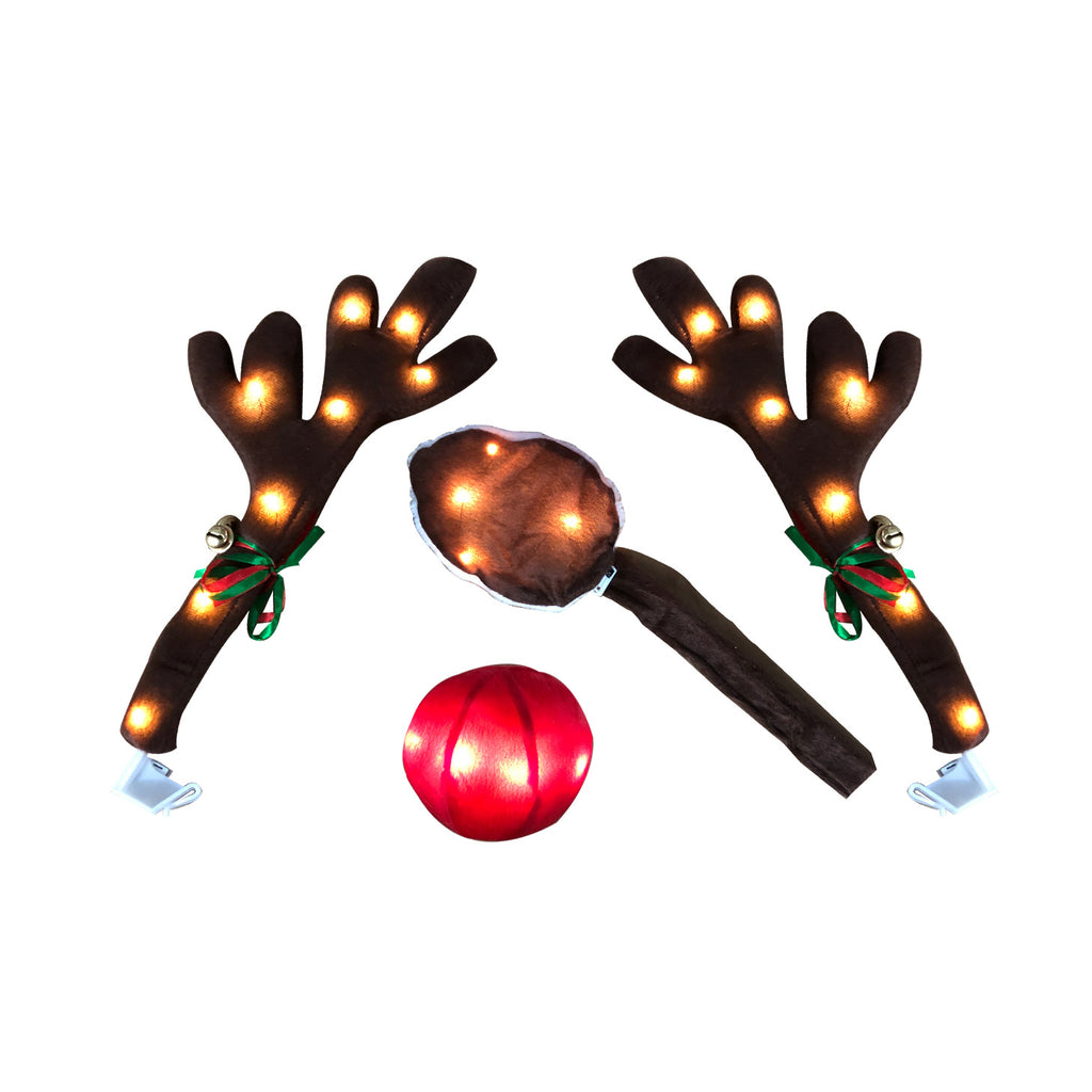 Décoration de Noël de voiture d'Antres lumineux LED